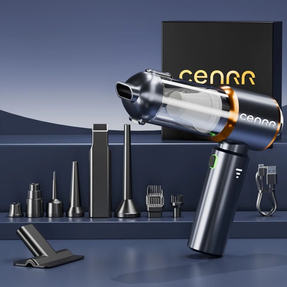 CENRR 2025 High Power Cordless Car Vacuum Portable Mini Blower Cleaner 7