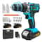 Lithium Cordless Electric Screwdriver Drill Combo Set Portable DIY Home Tool Kit 11