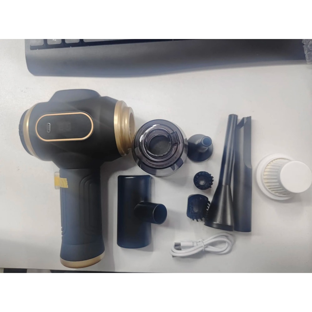 2in1 Cordless Air Duster Vacuum With Digital Display Portable High Power Cleaning Tool 3