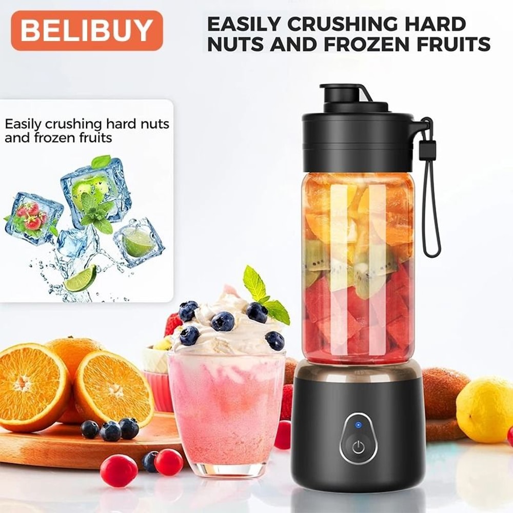 Portable USB Electric Citrus Juicer Mini Blender Travel Fruit Squeezer 2