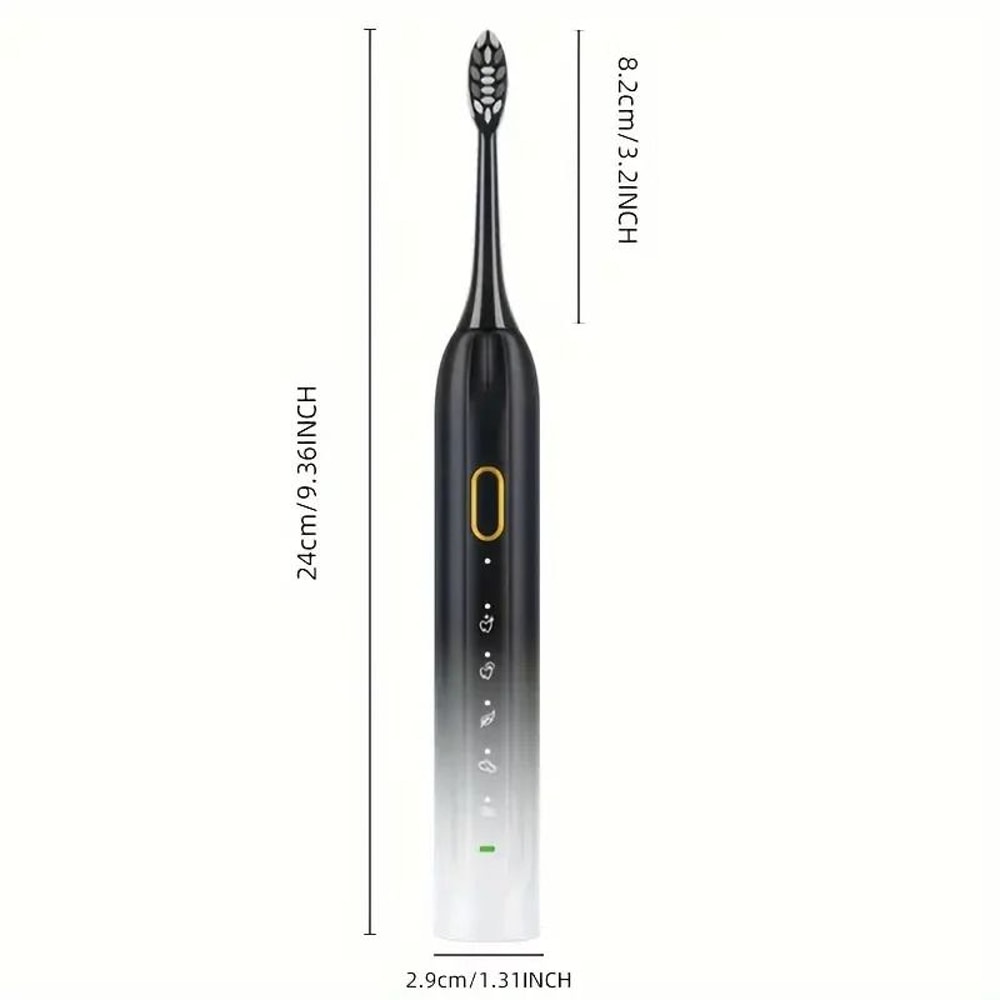 Rechargeable Rotary Electric Toothbrush With Timer And 10 Brush Heads 3