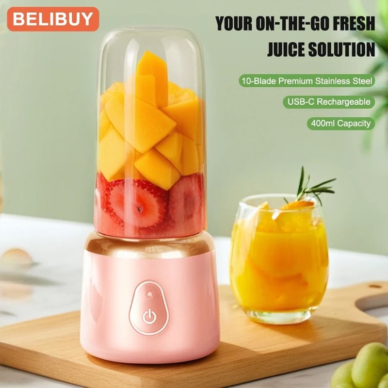 Portable USB Juicer Blender Cup For Fresh Smoothies And Citrus Drinks 0