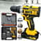 20V Cordless Power Drill Kit With Complete Home Repair Tool Set 1