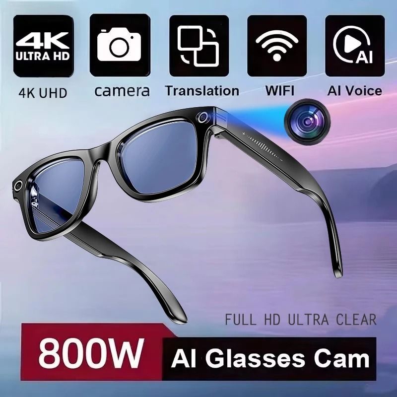 800W AI Smart Camera Glasses With RealTime Translation And Video Recording 8