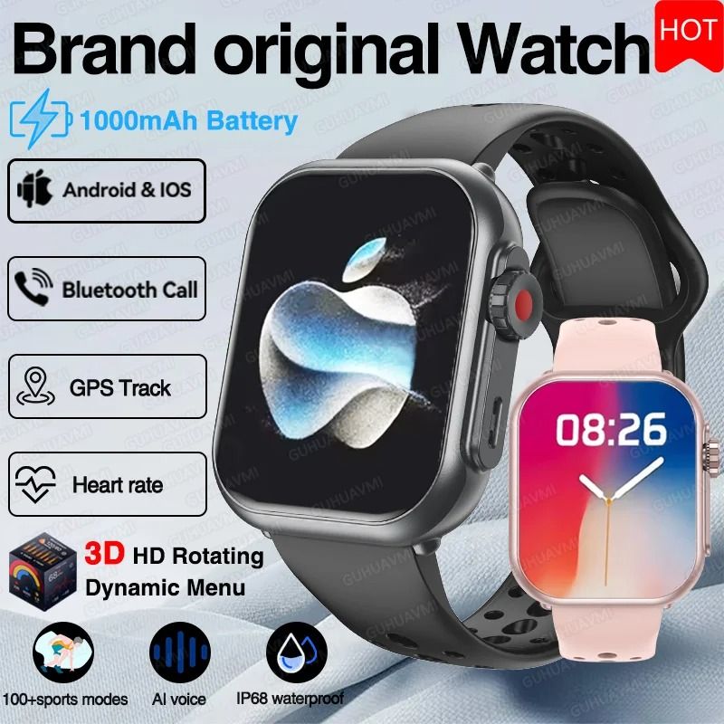 CENRR Ultra AMOLED Smart Watch 1000mAh GPS Bluetooth Call Waterproof Fitness Tracker 1