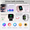 AMOLED GPS Smart Watch With Bluetooth Calling Waterproof Fitness Tracker For IOS Android 4