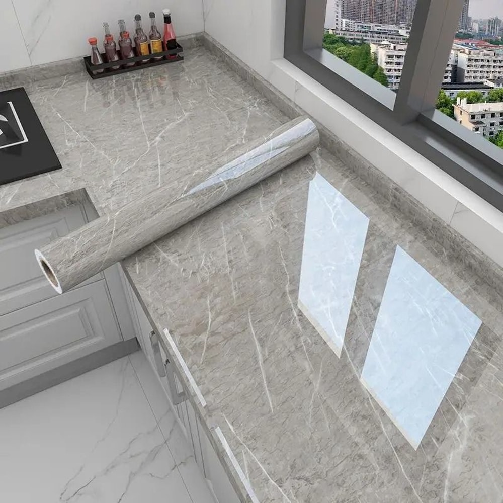 80CM Heat Resistant Kitchen Oil Proof Wall Sticker Waterproof Self Adhesive Backsplash Wallpaper 14