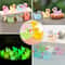 Glow In The Dark Mini Resin Ducks Fairy Garden Micro Landscape Decor Set 5