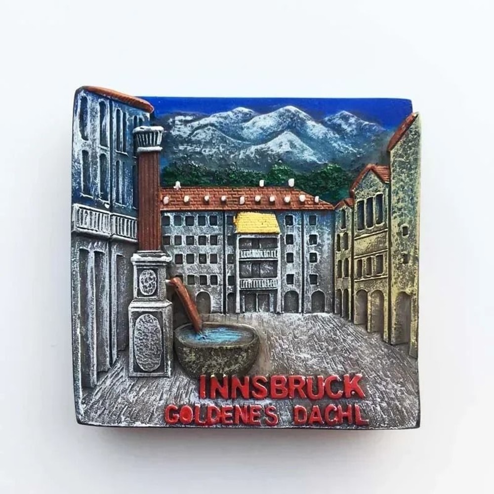 Austria Vienna Salzburg Innsbruck 3D Fridge Magnet Travel Souvenir Collectible 5