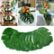 Artificial Palm Leaf Placemats Tropical Jungle Table Decor For Party And Home 0