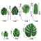 Artificial Palm Leaf Placemats Tropical Jungle Table Decor For Party And Home 2