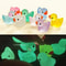 Glow Mini Resin Duck Figurines Set For Fairy Garden Aquarium Decor 5