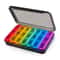 Portable Weekly Pill Organizer Travel Case Compact Monthly Pill Box 7