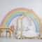 Large Pastel Rainbow Wall Sticker Mural Peel And Stick Nursery Decor 3