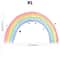 Large Pastel Rainbow Wall Sticker Mural Peel And Stick Nursery Decor 9