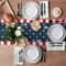 Patriotic Linen Table Runner 4th Of July Farmhouse Dining Decor 3