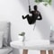 Retro Rock Climbing Man Resin Wall Sculpture 3D Hanging Decor 3