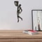 Retro Rock Climbing Man Resin Wall Sculpture 3D Hanging Decor 4