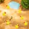 100PCS Glow In The Dark Mini Resin Duck Figurines DIY Garden Aquarium Decor 2