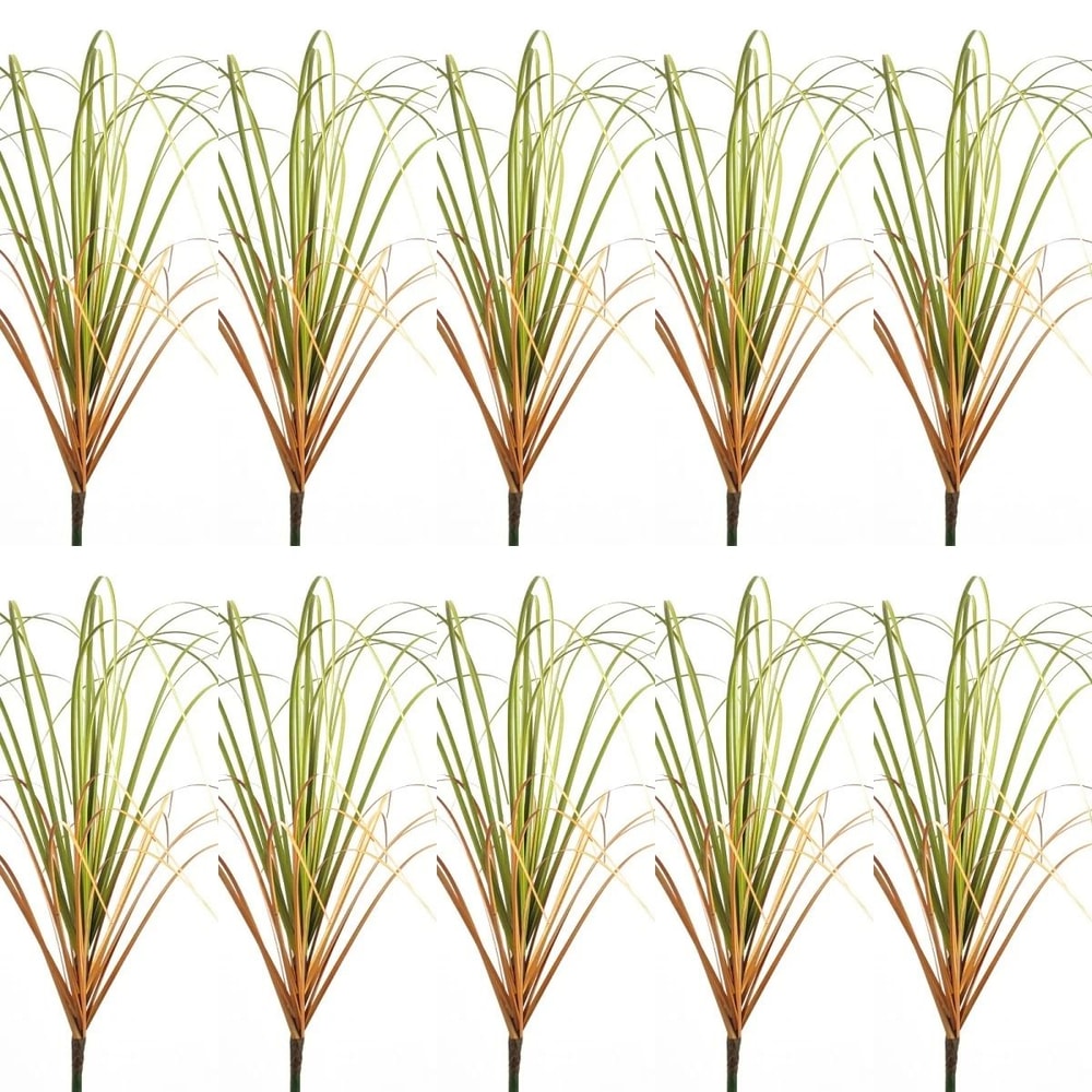 Realistic Artificial Grass Bush Decor Mini Faux Greenery For Home And DIY Landscaping 20