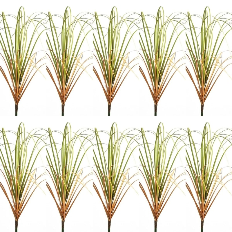 Realistic Artificial Grass Bush Decor Mini Faux Greenery For Home And DIY Landscaping 20