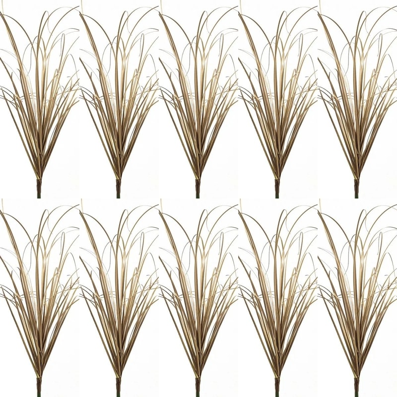 Realistic Artificial Grass Bush Decor Mini Faux Greenery For Home And DIY Landscaping 23