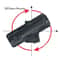 360 Degree Rotating Baton Holster Universal Retractable Baton Holder Case 9