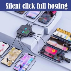 multi head phone auto clicker tapper device silent fast screen clicking tool