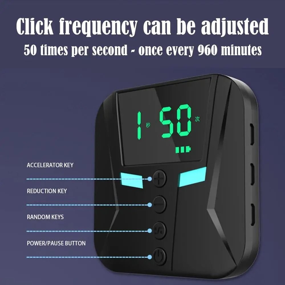 Multi Head Phone Auto Clicker Tapper Device Silent Fast Screen Clicking Tool 3