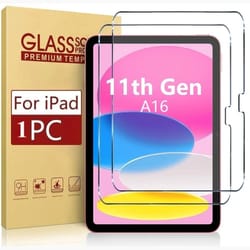 2pcs tempered glass screen protector for ipad 11th generation 2025 hd 9h film