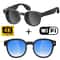 AI Smart Camera Glasses Bluetooth 1080P HD Recording Translation Eyewear 7