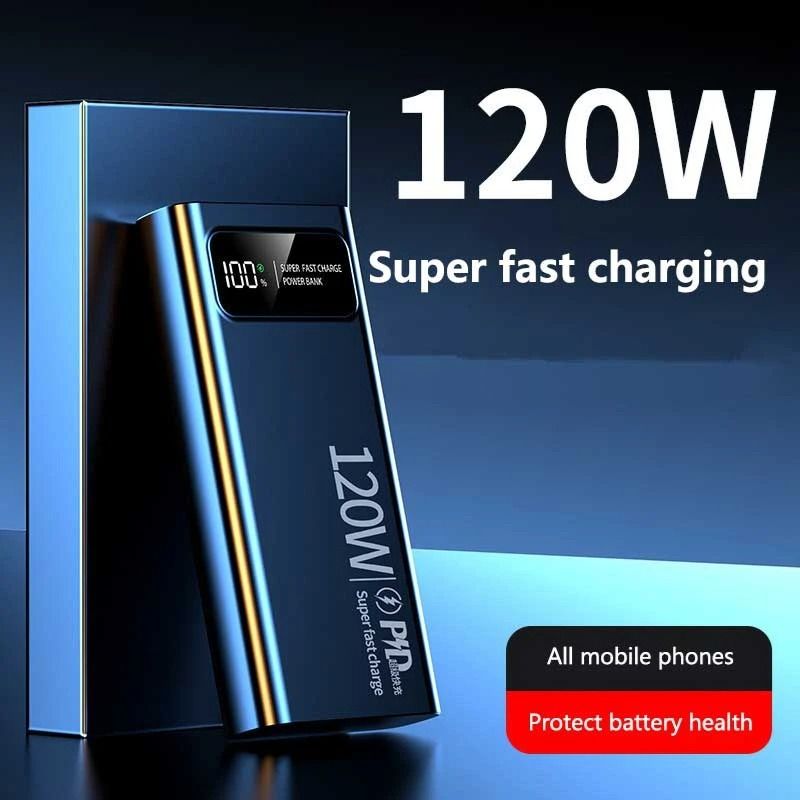 120W Ultra Fast Charging 50000mAh Power Bank With Digital Display 3