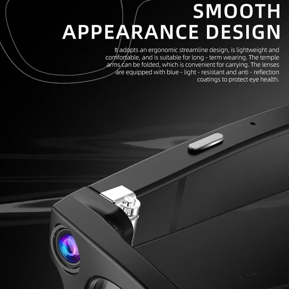 4K AI Smart Glasses With Camera Bluetooth Audio RealTime Translation 3