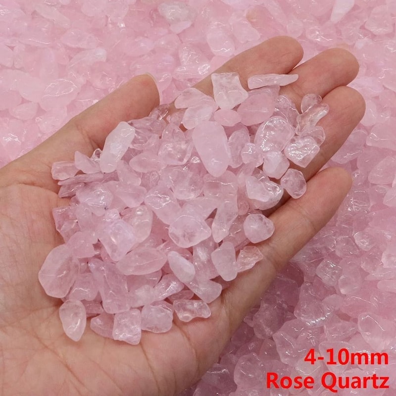 Natural Quartz Crystal Chip Stones For Healing Aquarium Decor Energy Balancing 11