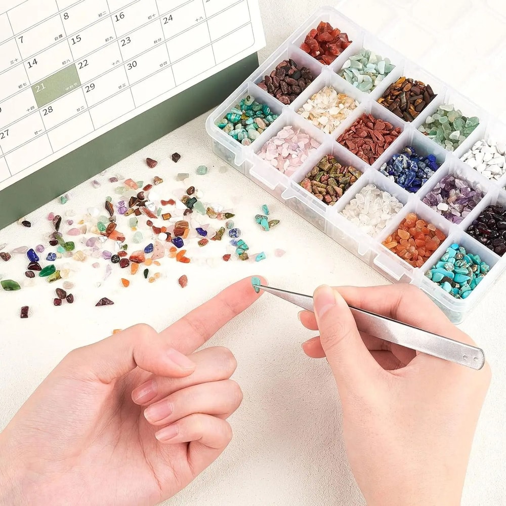 Natural Quartz Crystal Chip Stones For Healing Aquarium Decor Energy Balancing 5