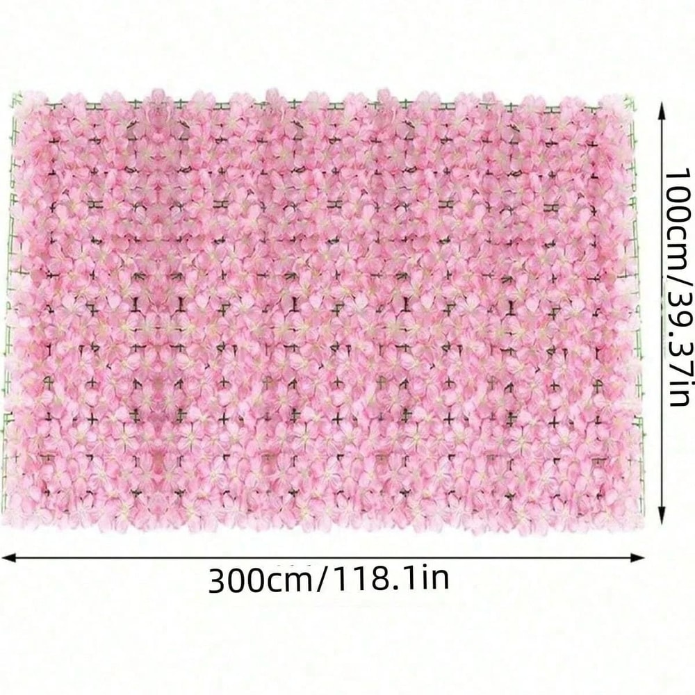 Expandable Artificial Ivy Flower Fence Decorative Privacy Garden Wall Screen 9