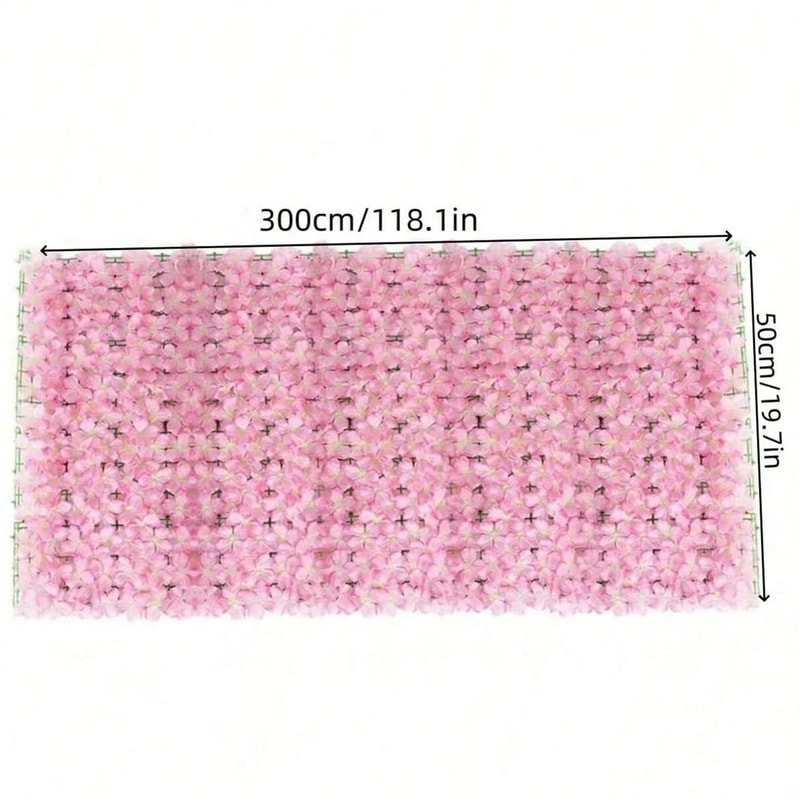 Expandable Artificial Ivy Flower Fence Decorative Privacy Garden Wall Screen 8
