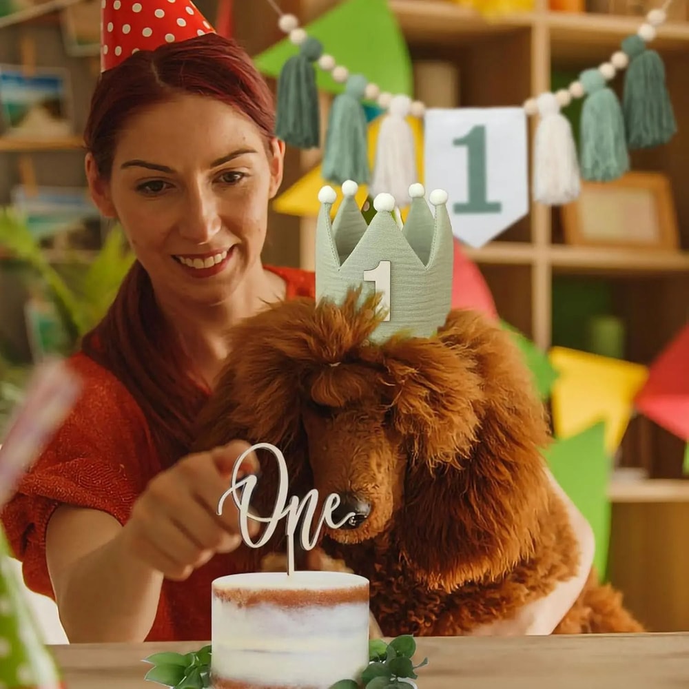 Boho 1st Birthday High Chair Banner For Baby Cake Smash Nursery Decor 4