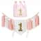 Boho 1st Birthday High Chair Banner For Baby Cake Smash Nursery Decor 18