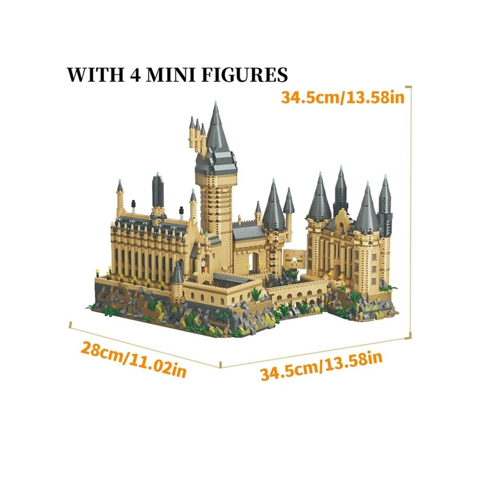Creative Medieval Magic Castle Micro Building Blocks Set For DIY Fantasy Play 6