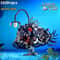 1038PCS Mechanical Lantern Fish Building Block Set With LED Display 1