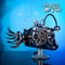 1038PCS Mechanical Lantern Fish Building Block Set With LED Display 3