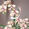 Creative Orchid Flower Building Blocks Bouquet For Romantic Home Decor 4