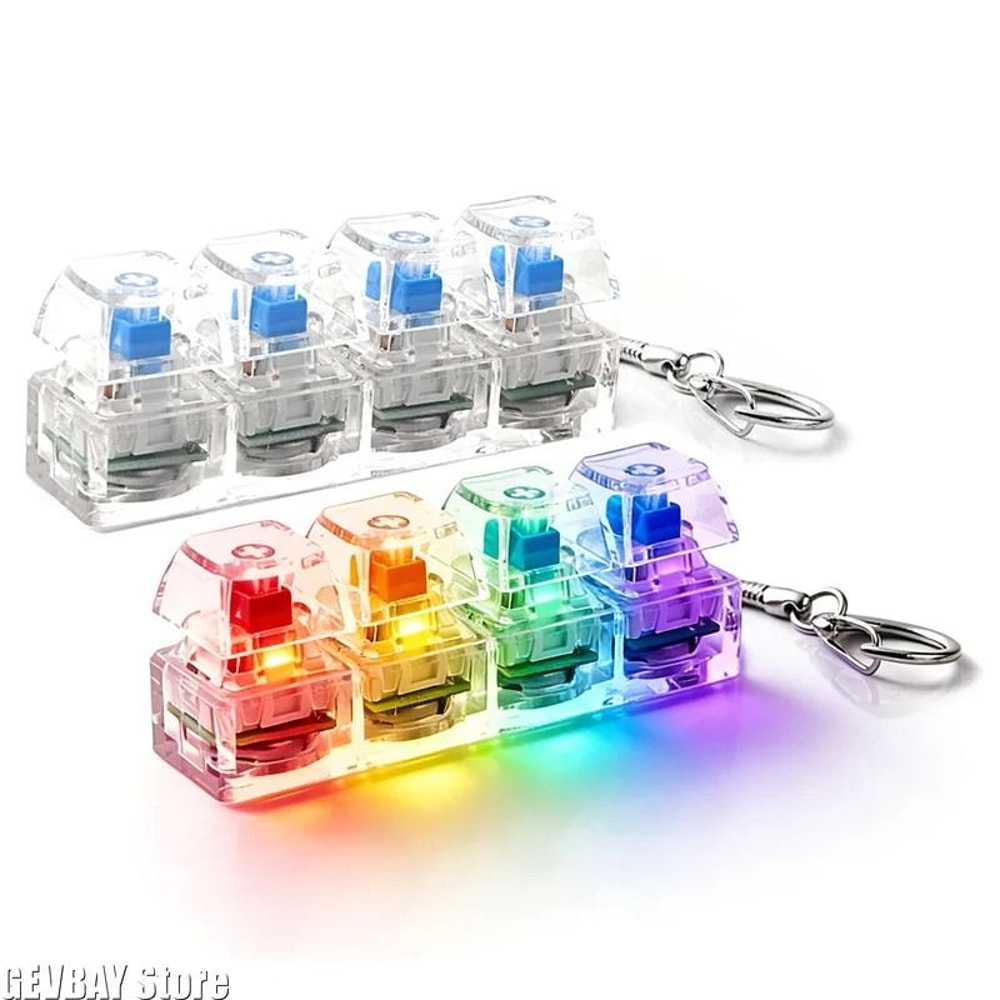 RGB Fingertip Mini Keyboard Fidget Toy For Stress Relief And Focus 1