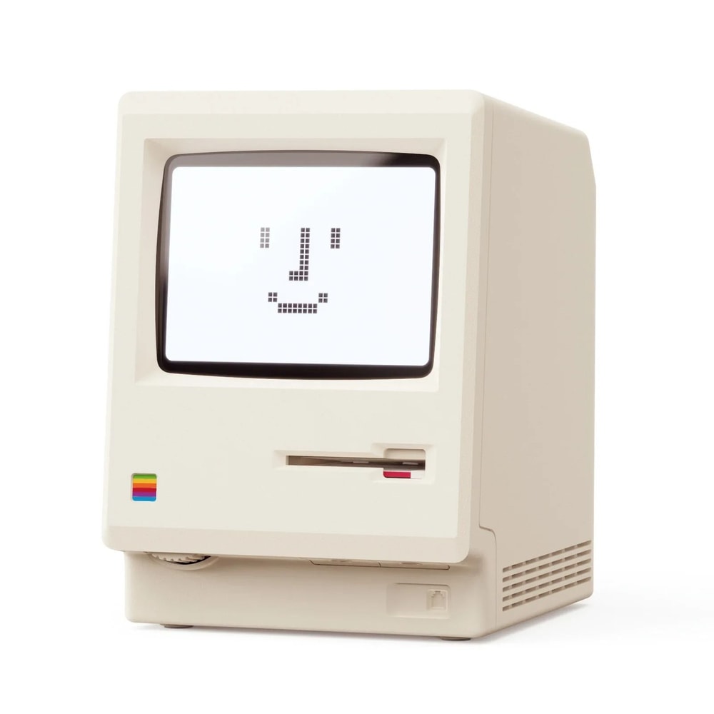 Retro Mac Style Alarm Clock Nostalgic Desk Clock For Students And Office 6
