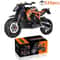 Technical MOC Motorcycle Building Blocks Kit For Creative DIY Assembly 9