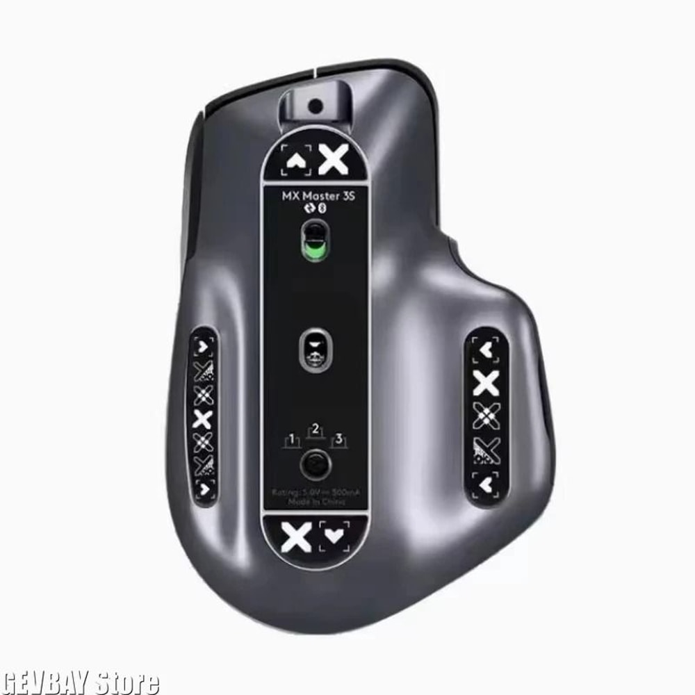 Glass Mouse Skates For Logitech MX Master 33S Ultra Smooth Precision Glide Upgrade 2