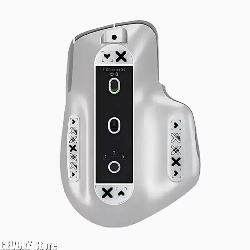 Glass Mouse Skates For Logitech MX Master 33S Ultra Smooth Precision Glide Upgrade 3