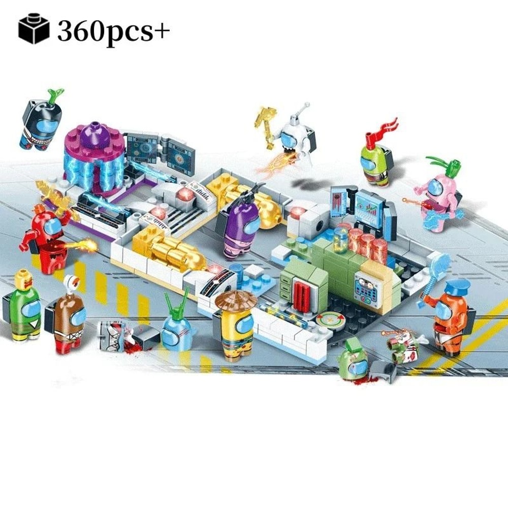 Space Werewolf Game Building Blocks Set Anime Figures Ghost Scene Model 7