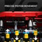 1370PCS Technical V8 Engine Motorized Building Blocks Kit For STEM Learning 2